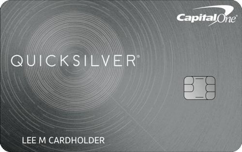 Capital One QuicksilverOne Cash Rewards Credit Card