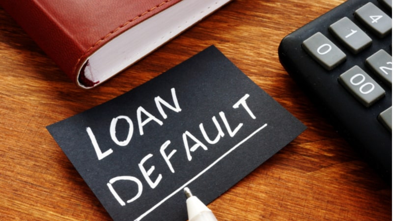 default on a loan